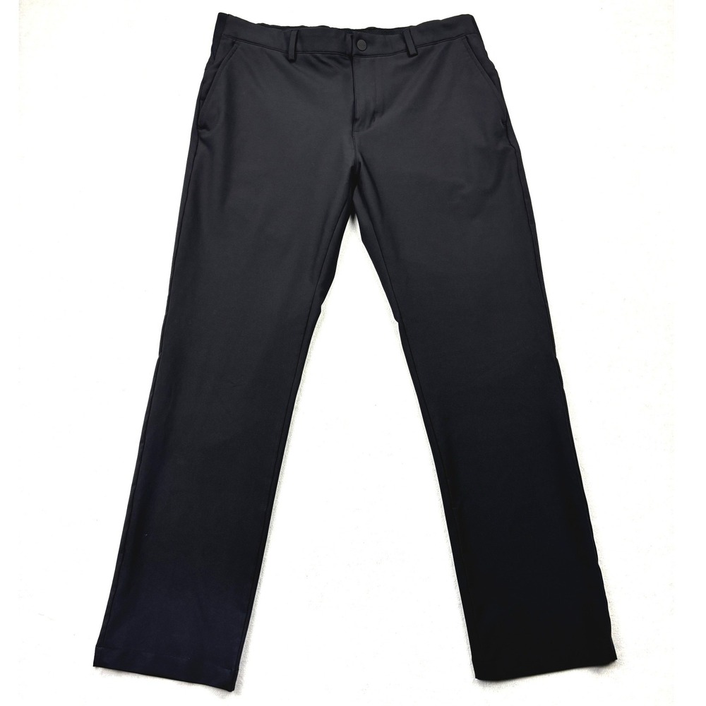 Greg Norman Performance Golf Pants Mens 34x30 Black Tech Stretch Slacks